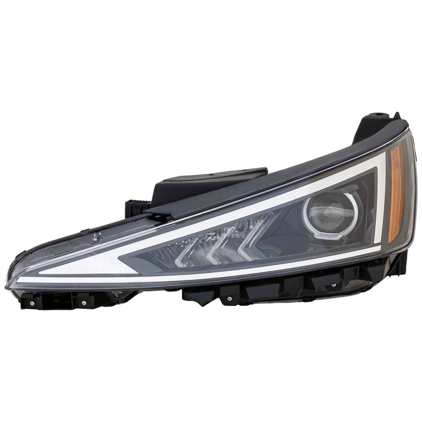 Left Headlight For Hyundai Elantra 2019-2020 Halogen with Bulb(s) CAPA US Model