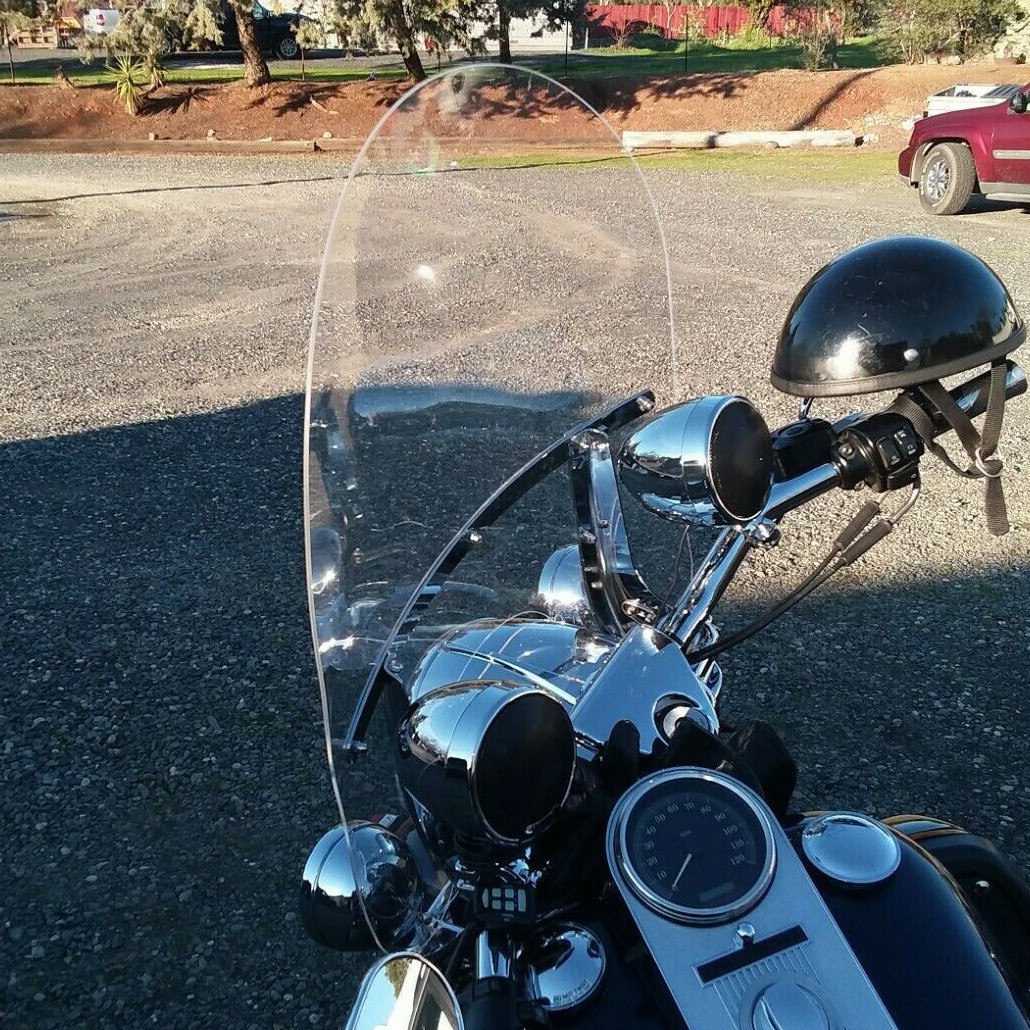 Clear Windshield Windscreen For Harley Davidson Road King Classic 1994-2024 2023