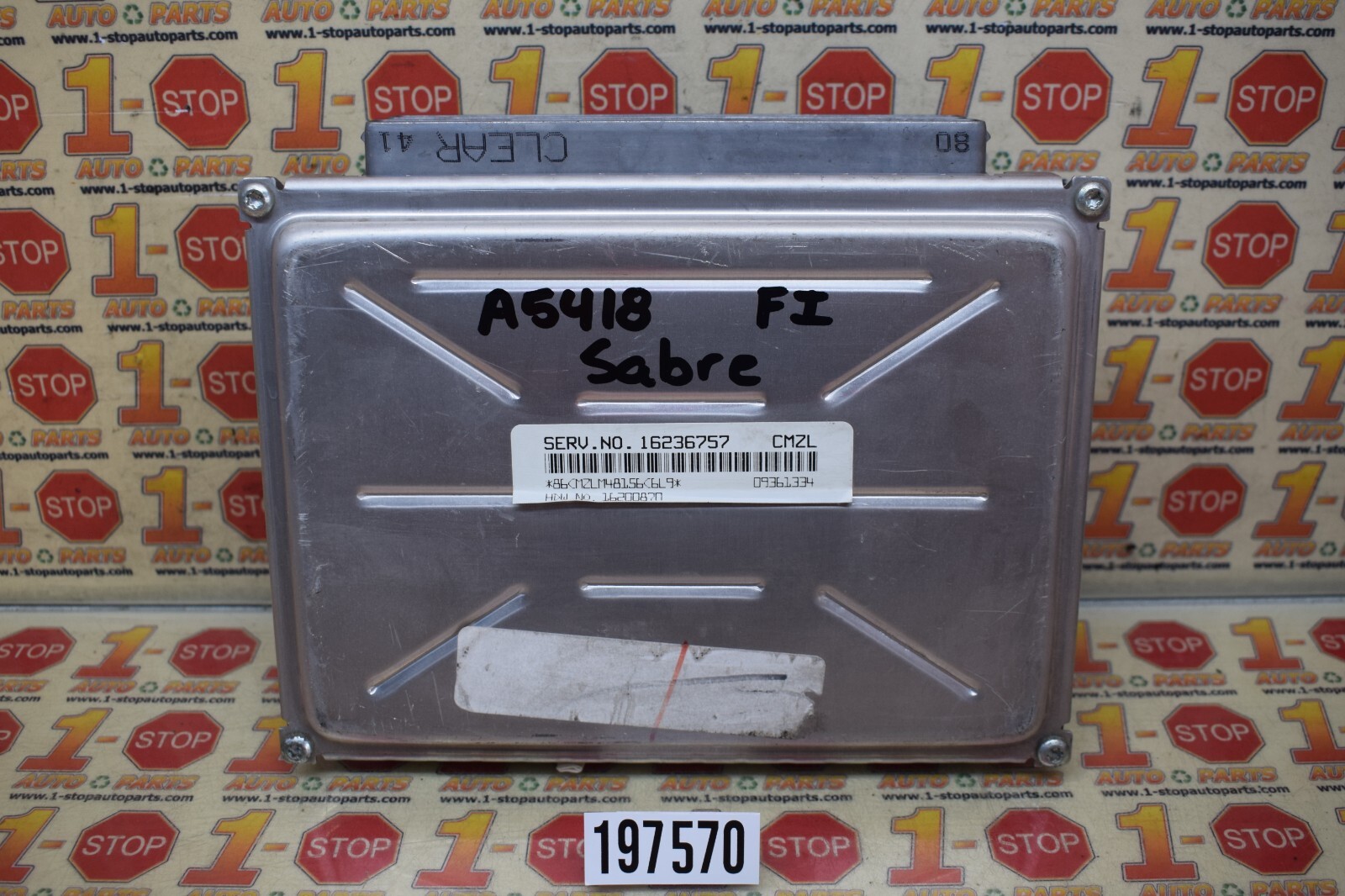 1998 BUICK LESABRE 3.8L ENGINE COMPUTER MODULE ECU ECM 16236757 CMZL OEM