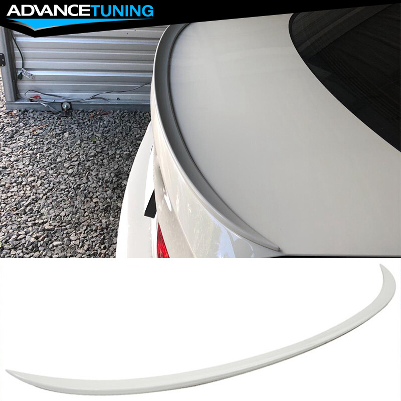 06-11 BMW E90 M3 ABS Trunk Spoiler Painted Color # 300 Alpine White III