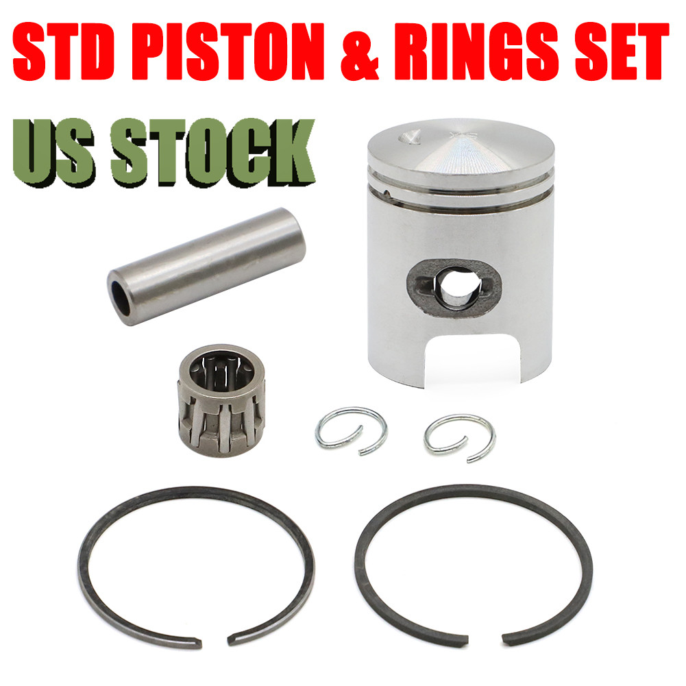 For Honda NQ50 NC50 NU50 NS50 PA50 EXPRESS 50 Scooter STD Piston Rings Pin Clips