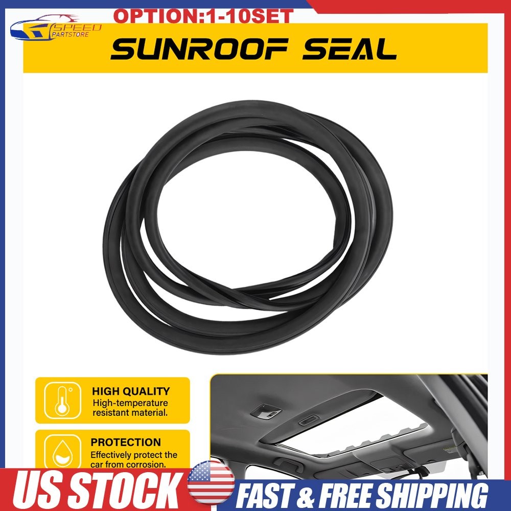 Sunroof Glass Weatherstrip Seal Black For Chevrolet Suburban 1500 2500 2007-2013