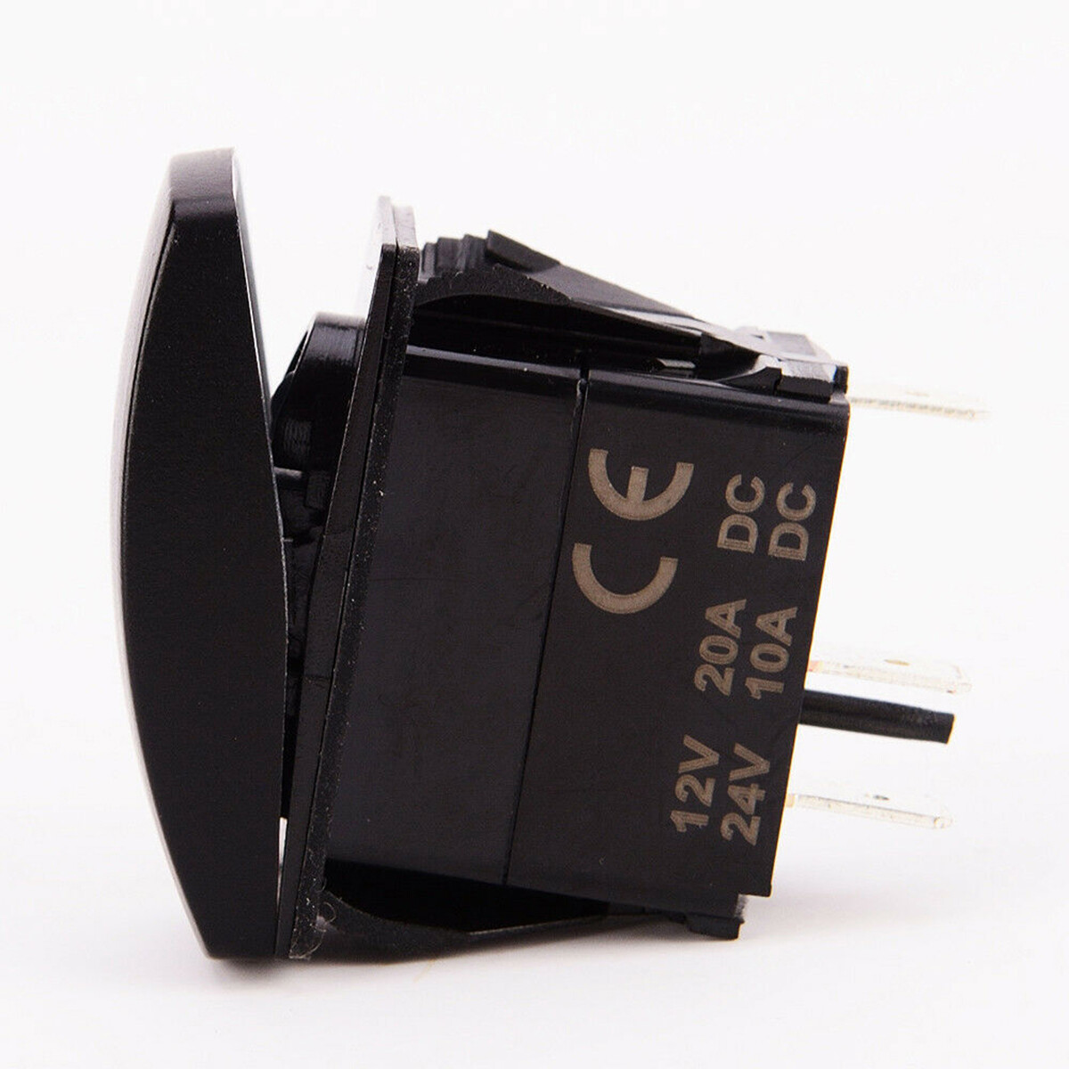 Rocker Switch Blue LED Horn Toggle Rocker On Off Switch Speaker Push Button Car