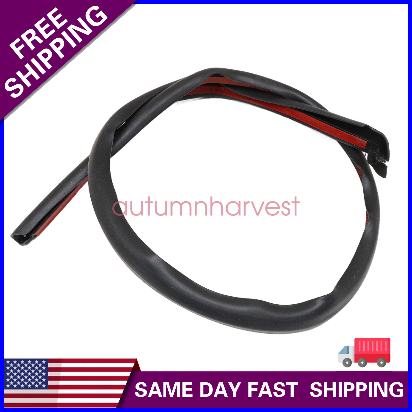 Rear Passenger Right Forward Door Seal Fit for 2014 15 16-18 BMW X5 51767318510