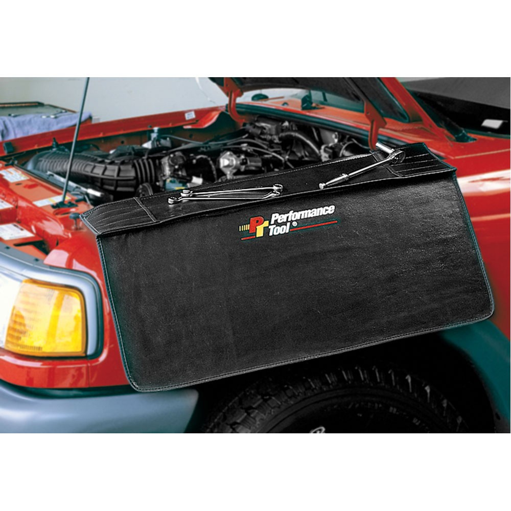 Performance Tool W80583, Fender Cover, Black Vinyl 24 in. x 33 in.