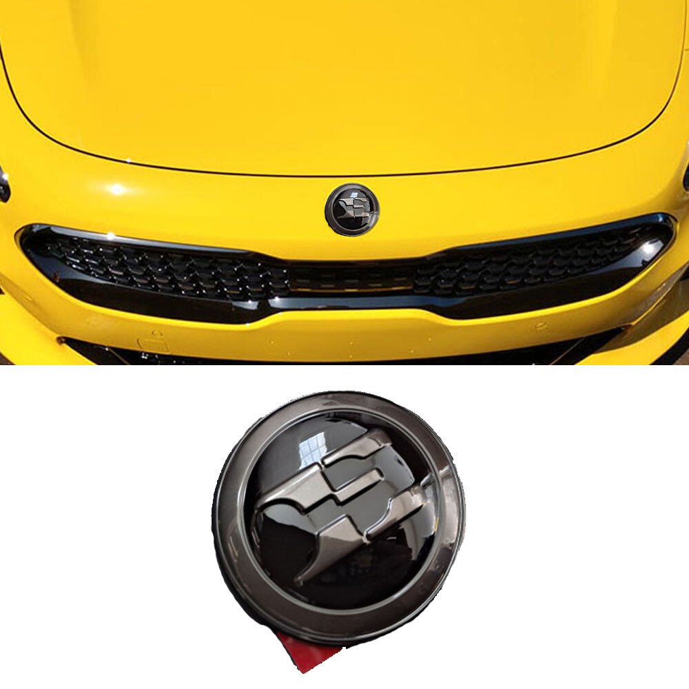 New Black High Glossy ‘Stinger’ Front Logo Emblem Assy for Kia Stinger