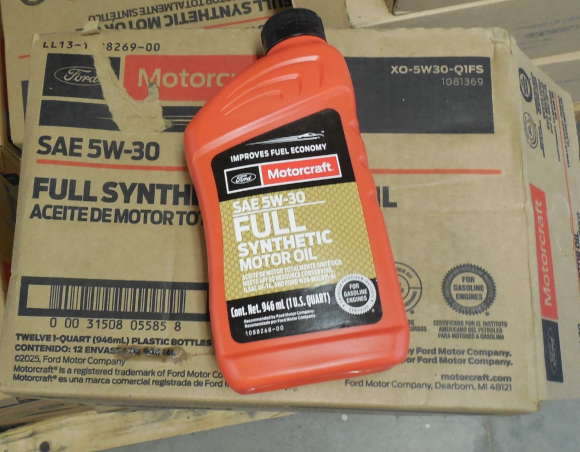12 Quart Motorcraft SAE 5W30 OEM Full Synthetic Engine Motor Oil XO-5W30-Q1FS