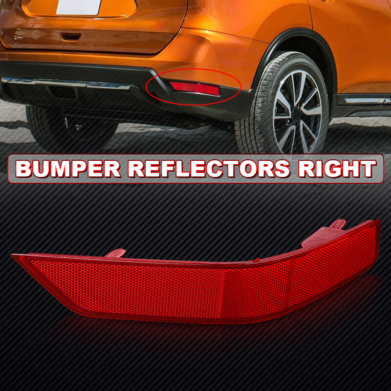 For Nissan Rogue 2017-2020 SL S SV 4-Door Rear Bumper Reflector Right RED