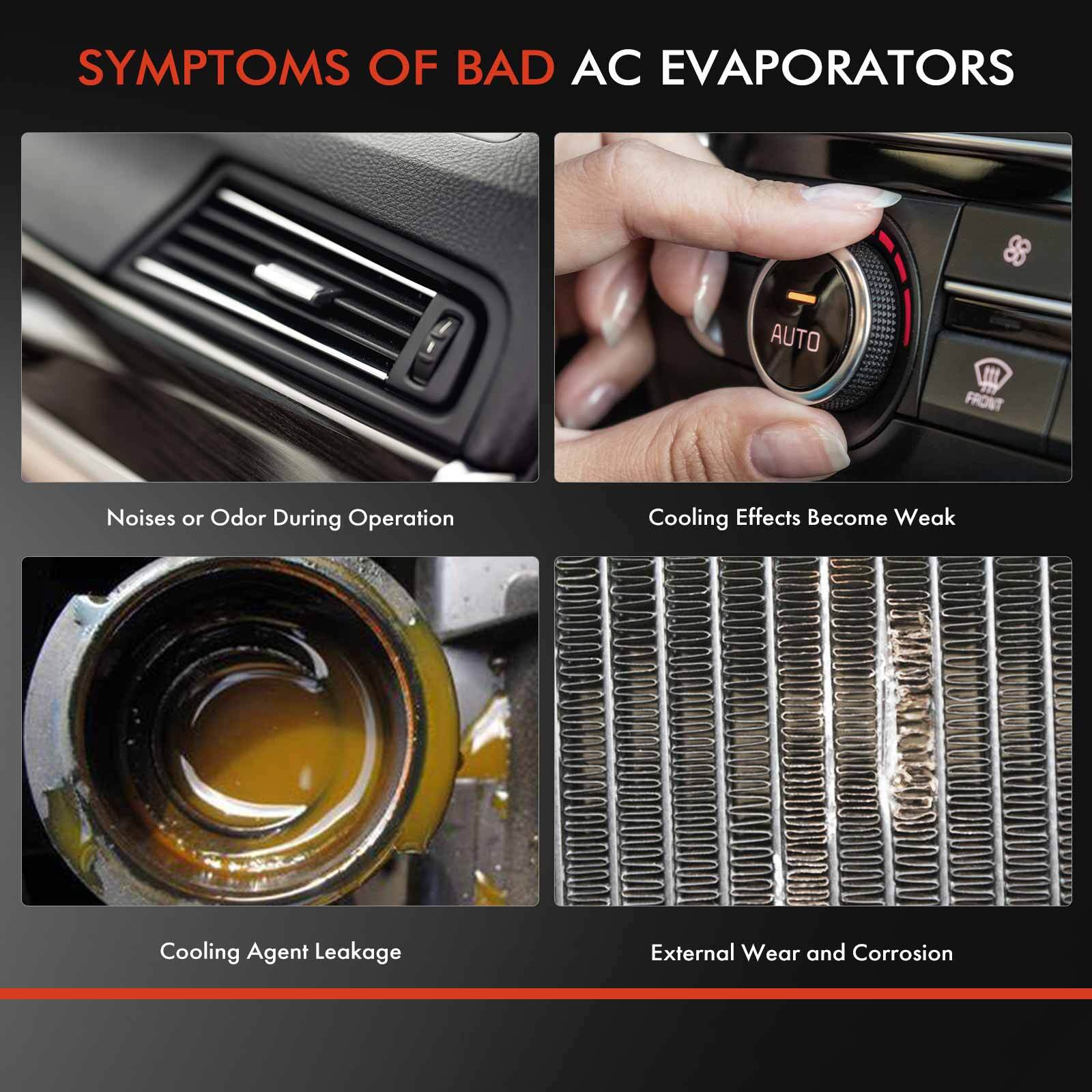 A/C Evaporator Core for Toyota Tacoma 1995 1996 1997 1998 1999-2004 Front Side