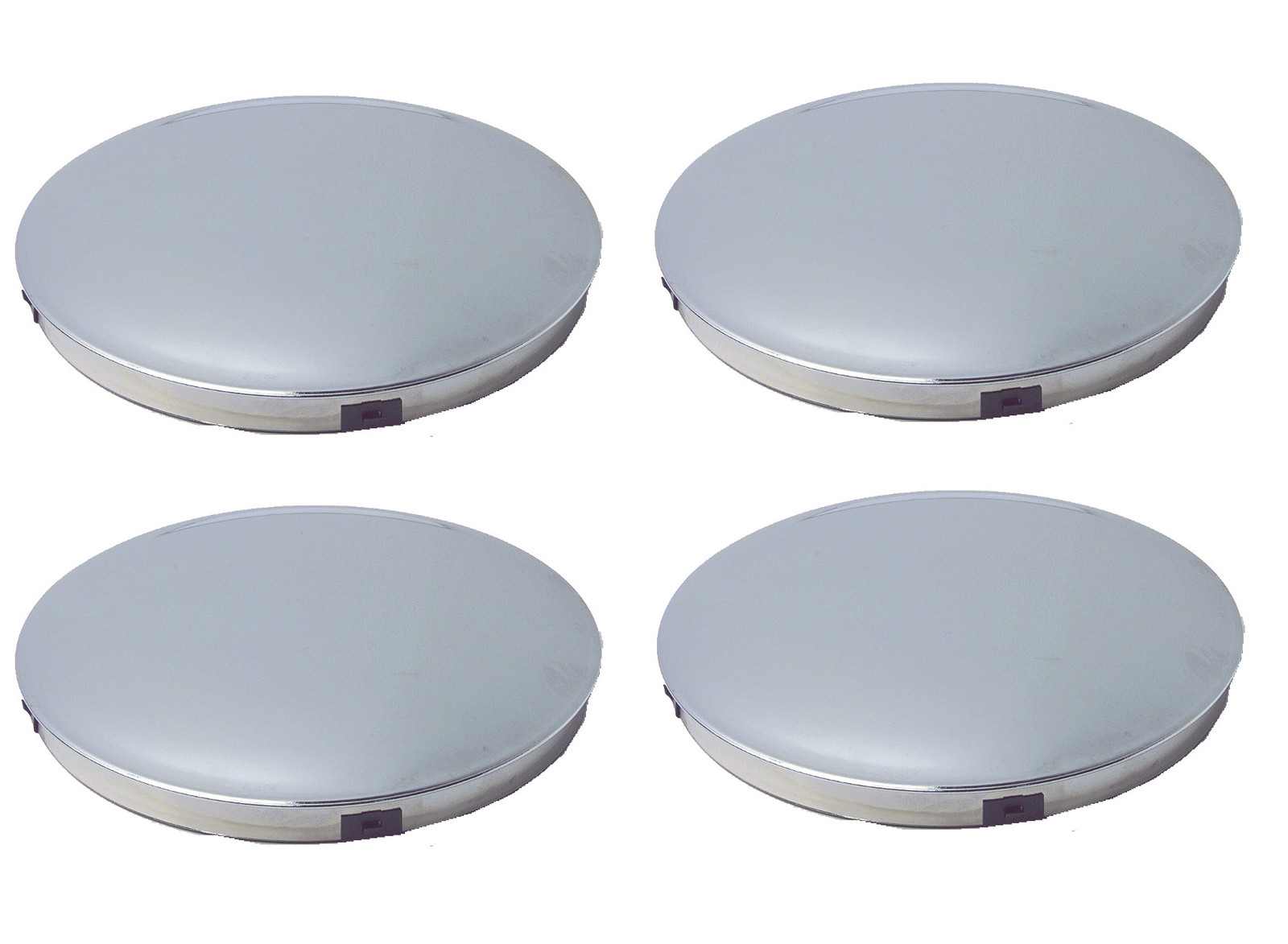 Golf Cart 8″ Chrome Baby Moon Metal Wheel Covers Hub Caps Set of 4