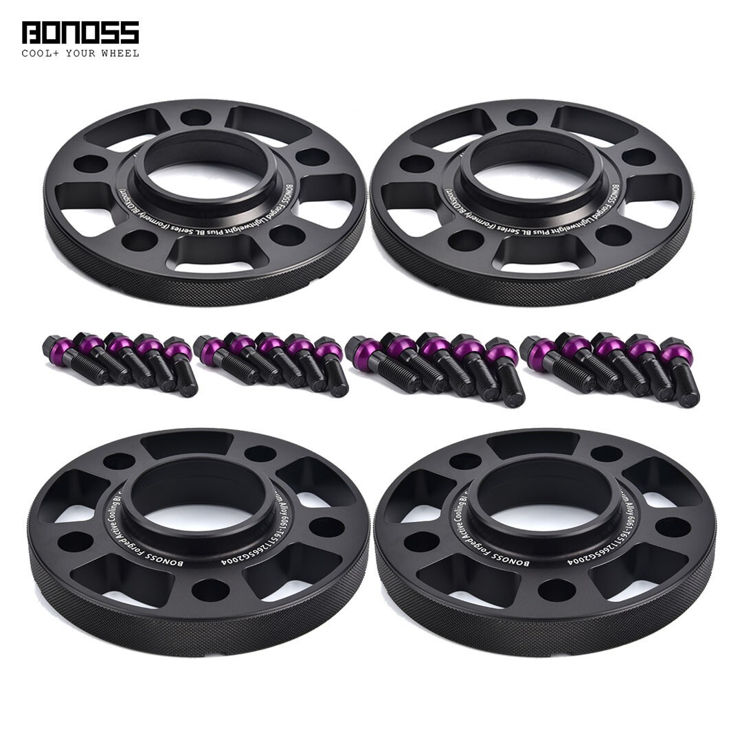 BONOSS 2x12mm+2x15mm for Audi A4 A5 A6 A7 RS4 RS5 RS6 RS7 Wheel Spacer + 20Bolts