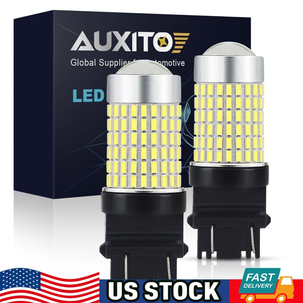 AUXITO 3157 3156 LED Reverse Backup Light Bulbs 6000K White 4000LM Super Bright