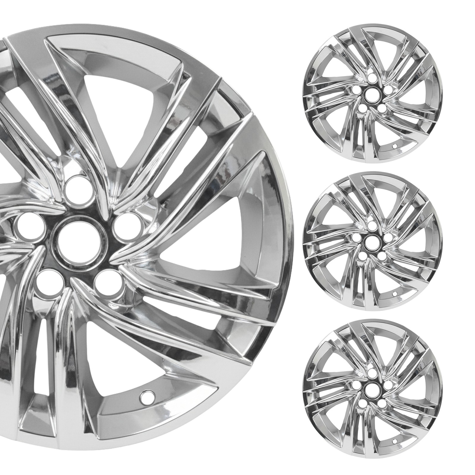 PACRIM 17″ Gloss Black Wheel Skin Set for Buick Envista Preferred (2024 – 2026)