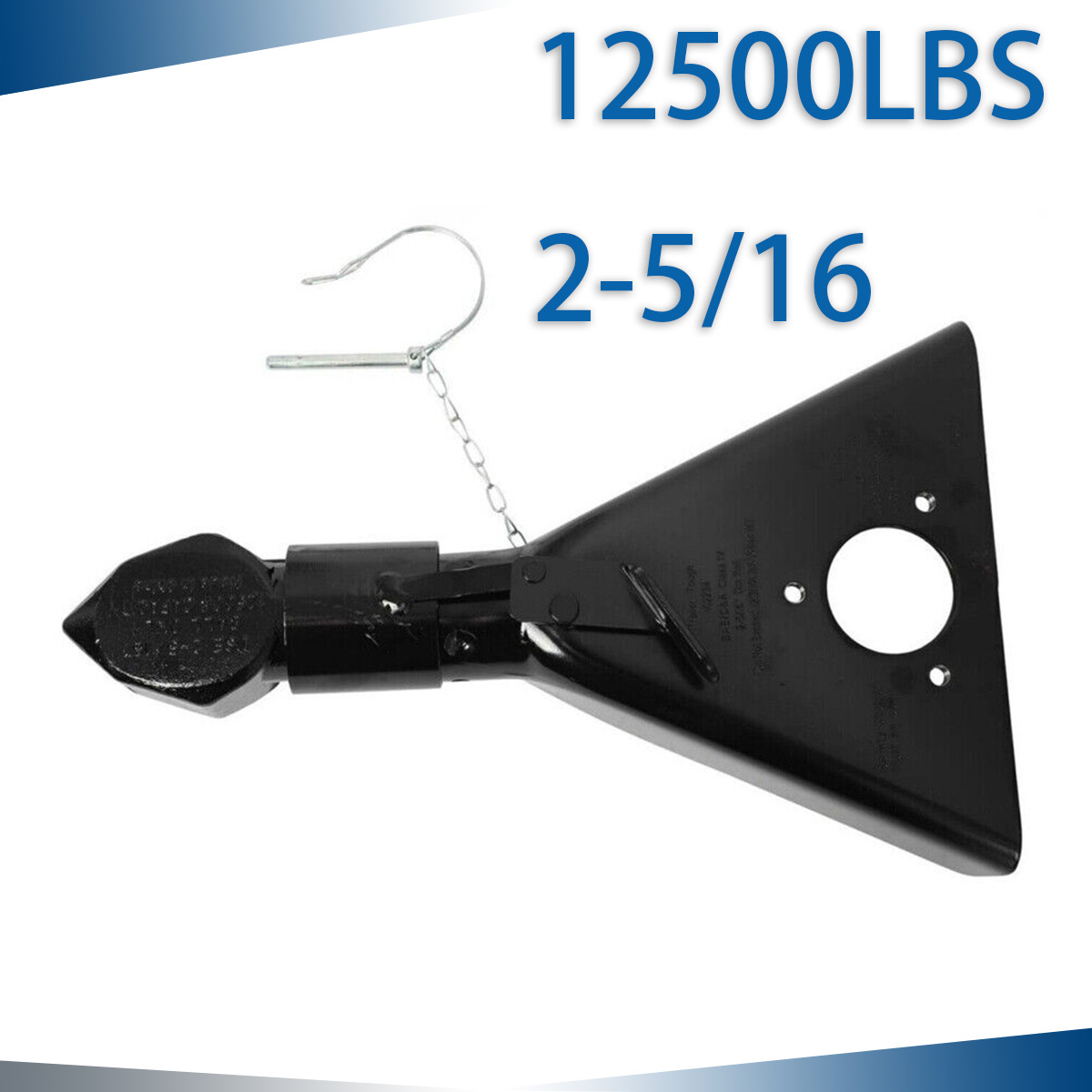 2-5/16″ 12500lb A Frame Trailer Hitch Ball Coupler Tongue Towing Hitch Receiver