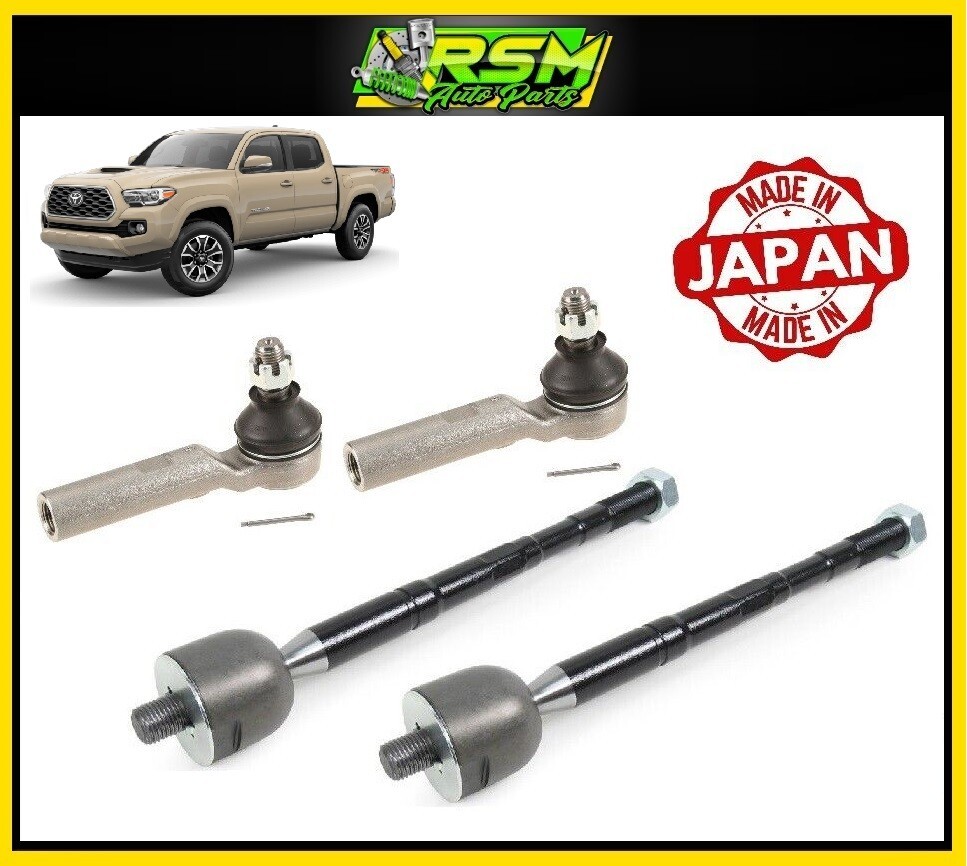 MADE JAPAN for Tacoma 16-23 Inner & Outer Tie Rod End Set 4pcs