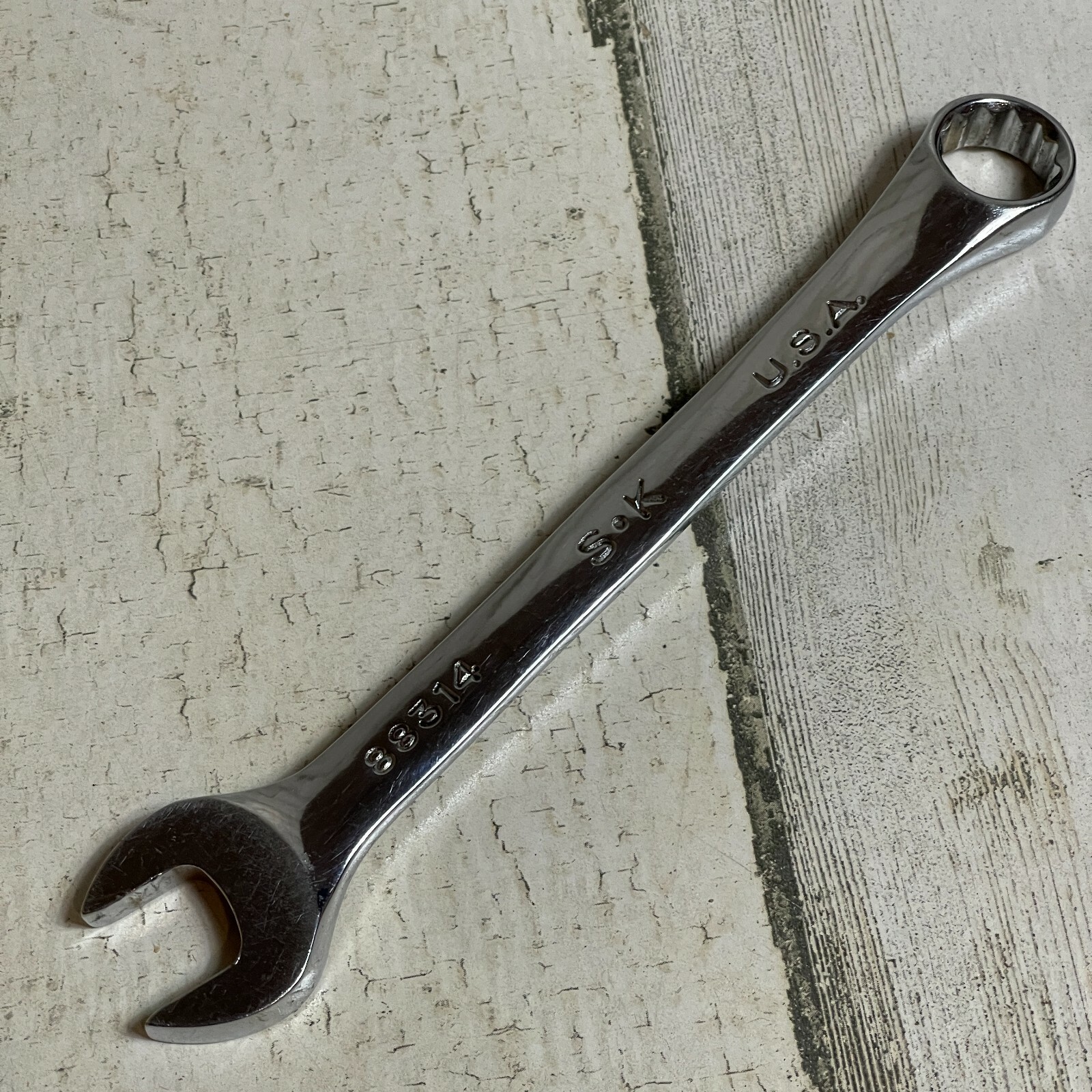 SK Hand Tool 88314 14mm 12pt SuperKrome® Metric Combination Wrench
