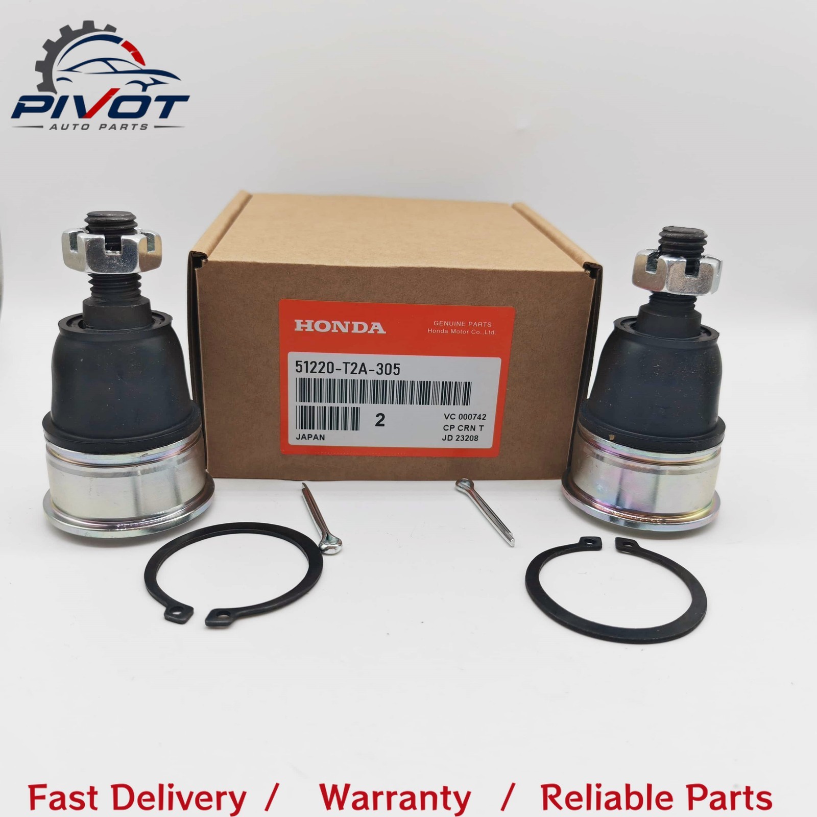 OEM 2PCS Lower Ball Joint Assembly Fits #51220-T2A-305 For Honda Accord AcuraTL