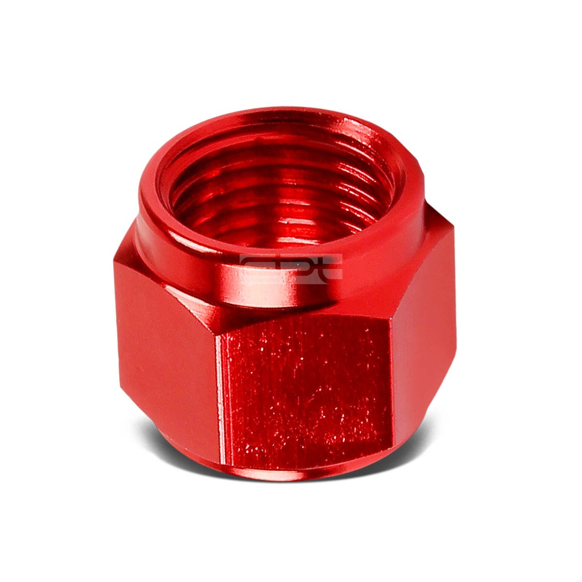 Fit Aluminum/Steel Hard Line Red 6-An 3/8″ Tubing Sleeve Nut Flare Fitting