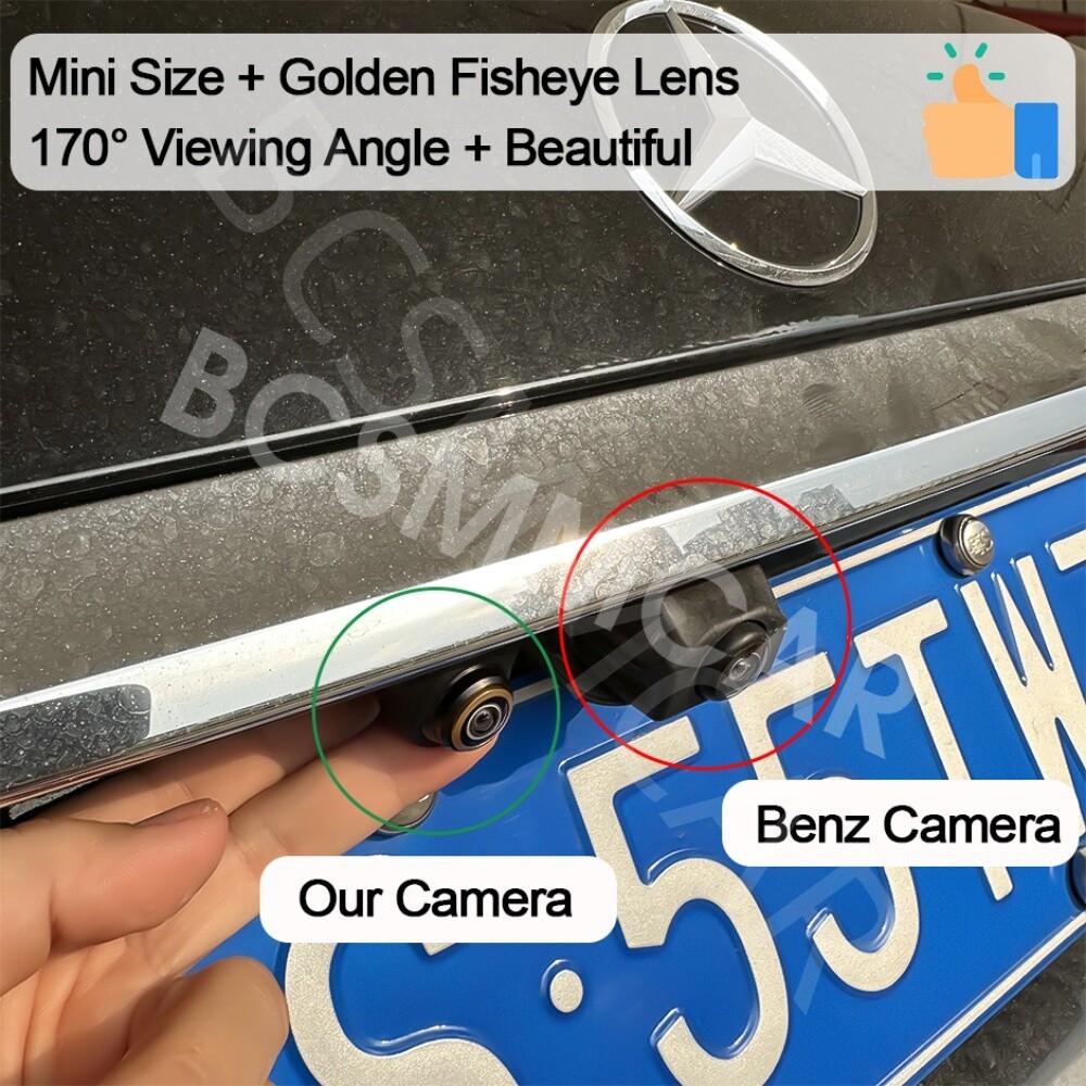 170° Full HD Car Rear View Reverse Camera 1920X1080P AHD CVBS Cam Waterproof