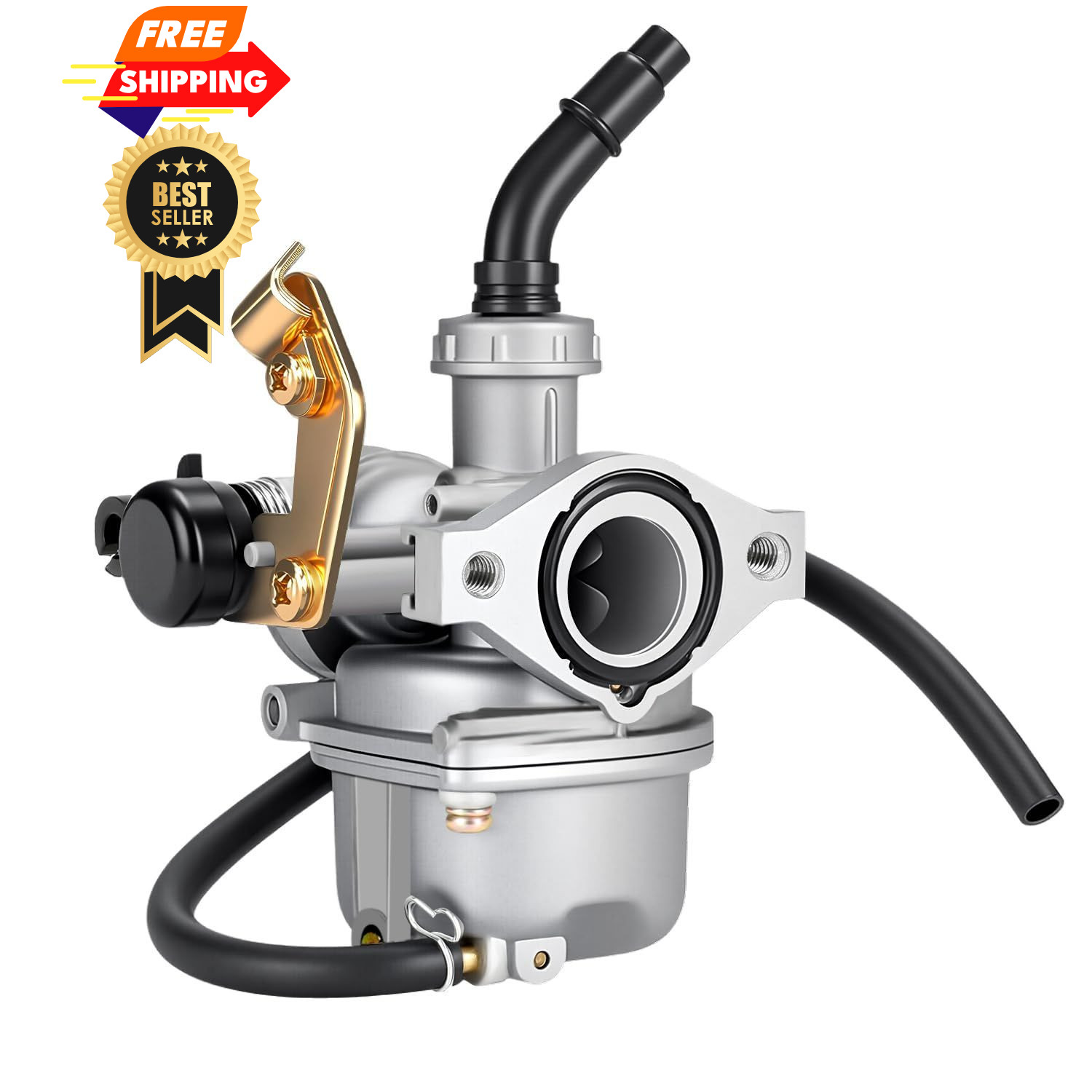 HIAORS PZ19 19mm Carburetor Carb with Cable Choke Compatible