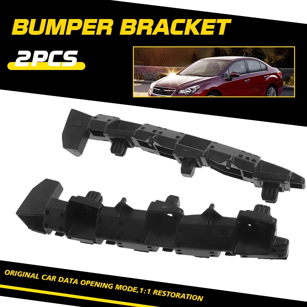 Pair Front Left Right Side Bumper Bracket Support Set For 2012-16 Subaru Impreza