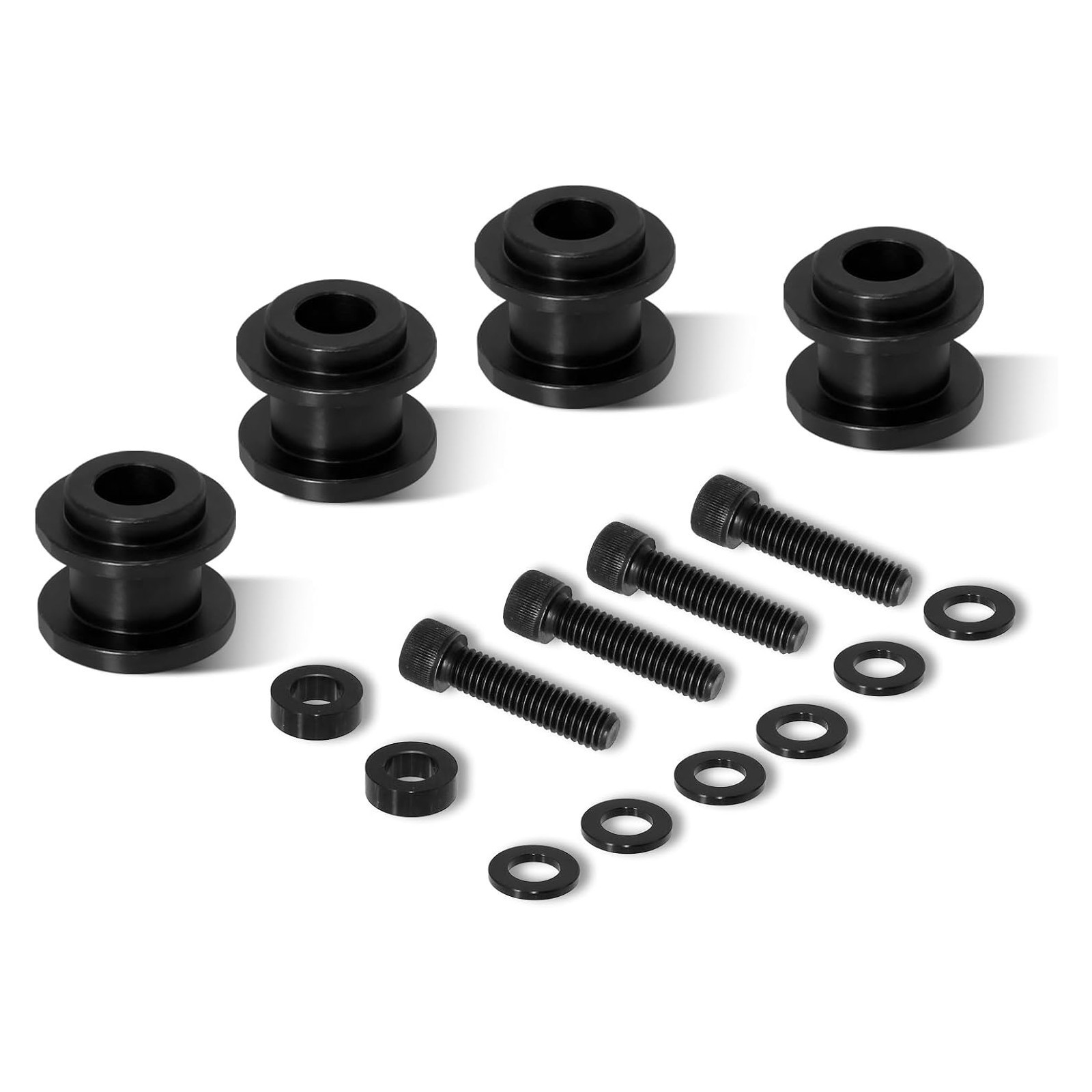 Black Hold Fast Sissy Bar Docking Hardware Kit For Harley Softail 2018-25 Models