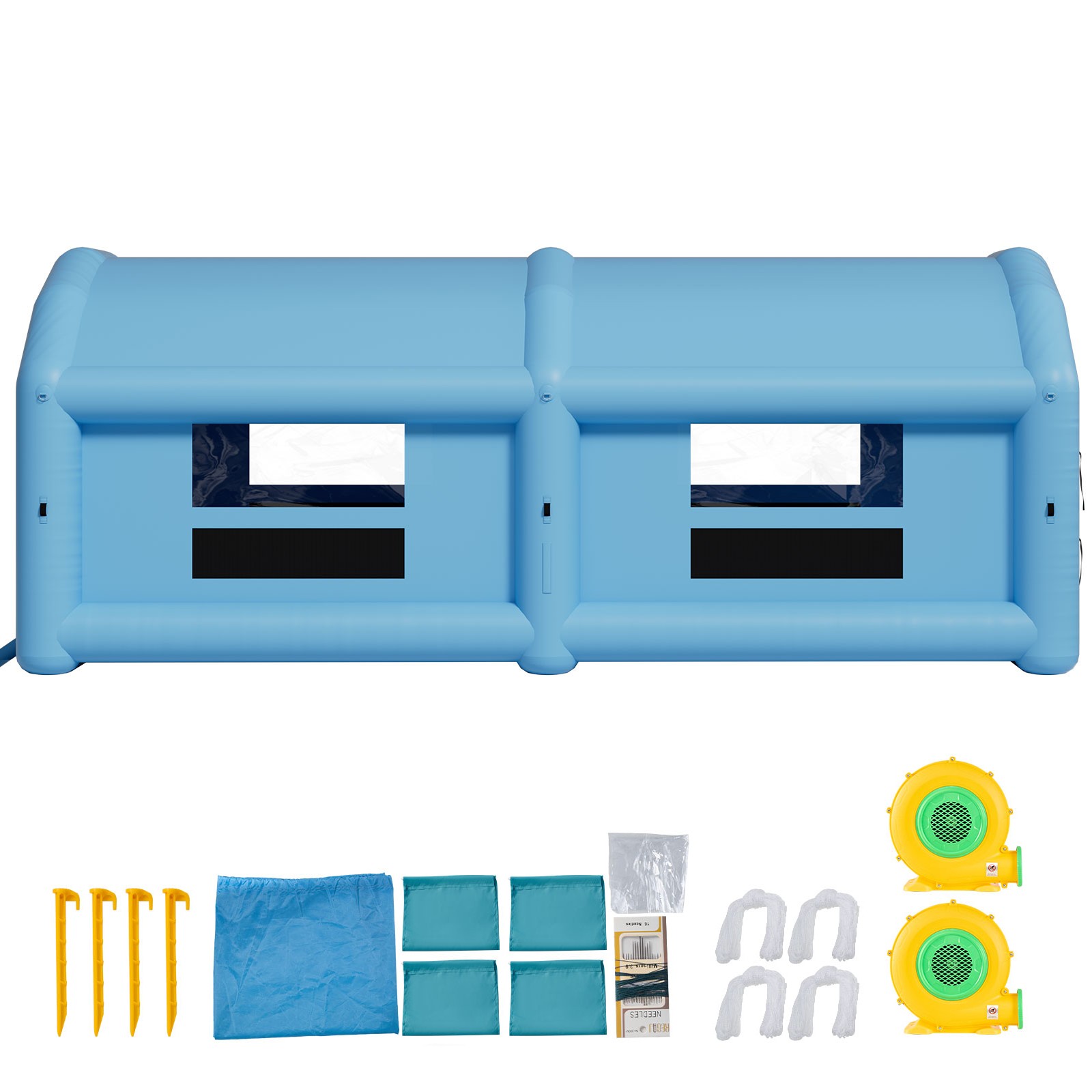 Uimoso Inflatable Spray Booth for Painting, 39.37 x 16.40 x 13.12 ft