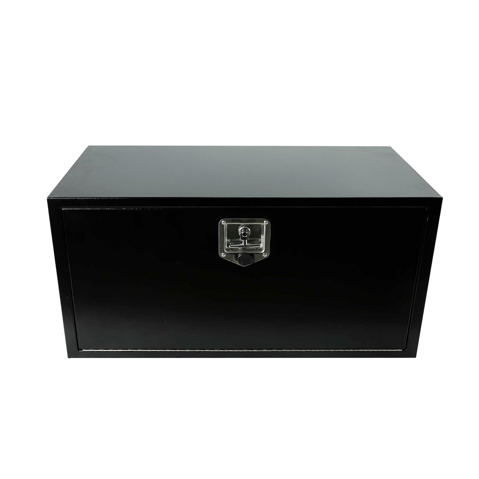36 In. X 18 In. X 18 In. Black Iron Underbody Truck Storage Tool Box w/Lock+ Key
