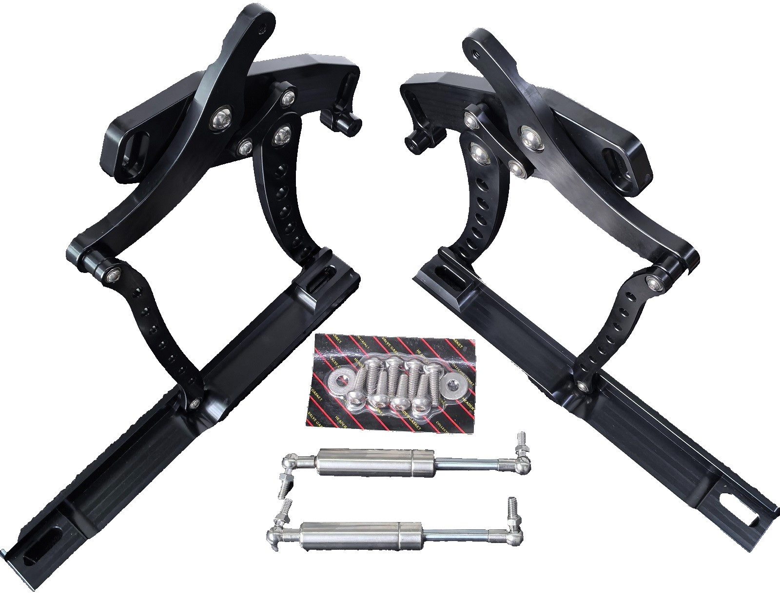 1967-1969 Camaro Firebird Black Machined 6061-T6 Billet Aluminum Hood Hinge