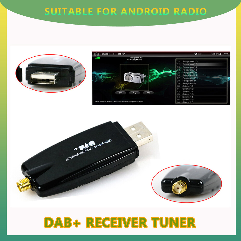 Car Digital DAB+Audio Radio Receiver Tuner +Antenna USB for Android Navi Audio