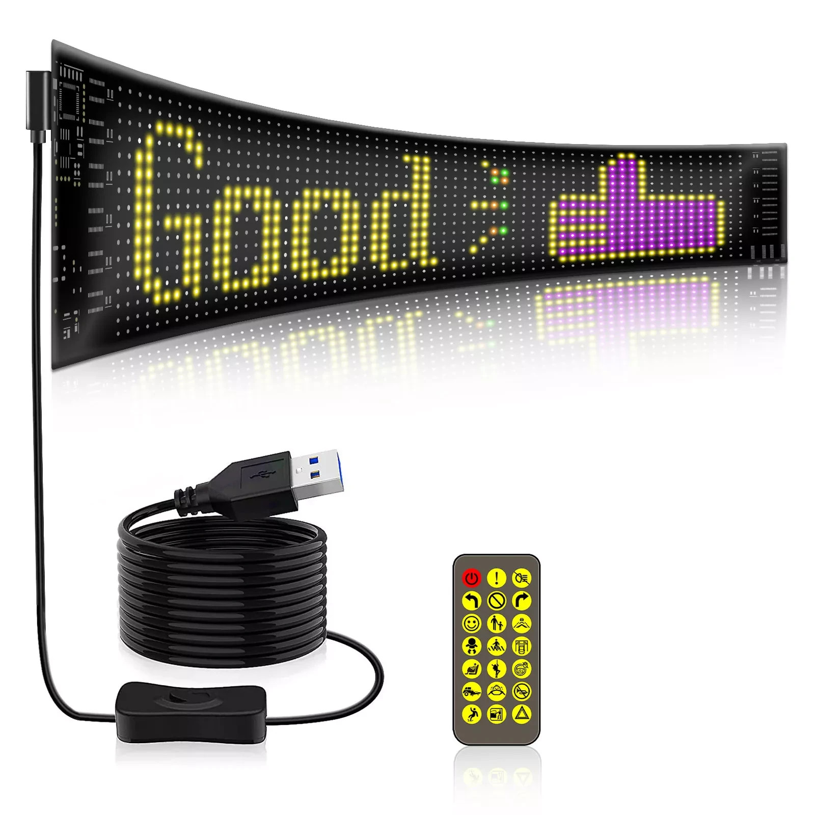 DIY Devil Eyes LED Light for Car/Truck, APP Control, Specific Devil Car Lights