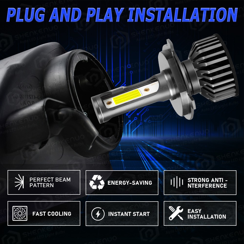 H4 LED Headlight Bulb Conversion Kit for Hino 145 165 185 258 268 338