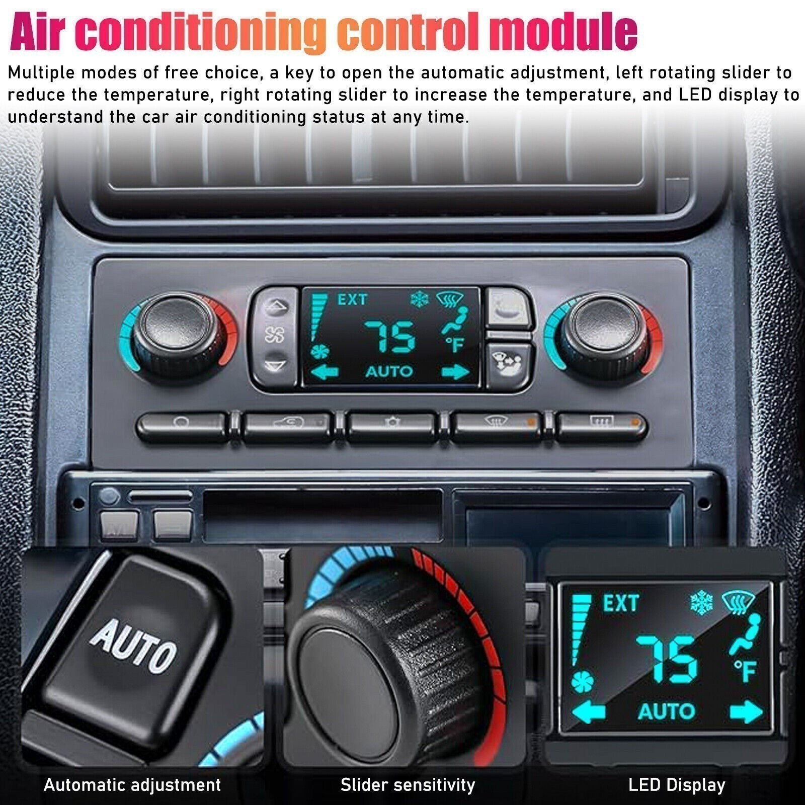 AC Heater Climate Control Module 599-009 For Chevy GMC Improved Design 03-07