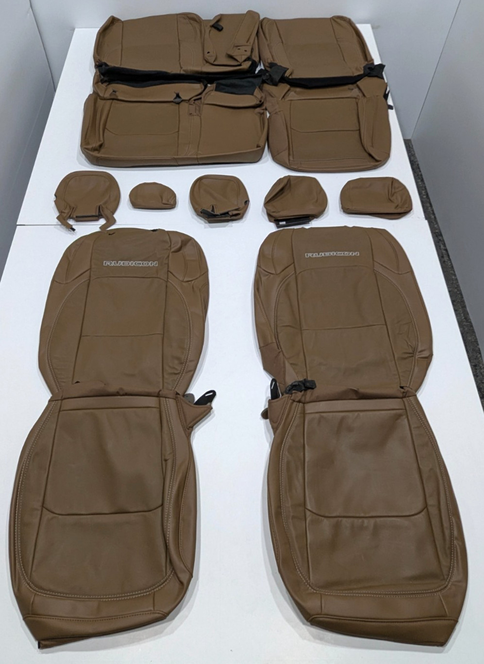 Factory Take-Off Seat Covers Fits 2018-2023 Jeep Wrangler 4 Door Rubicon A180