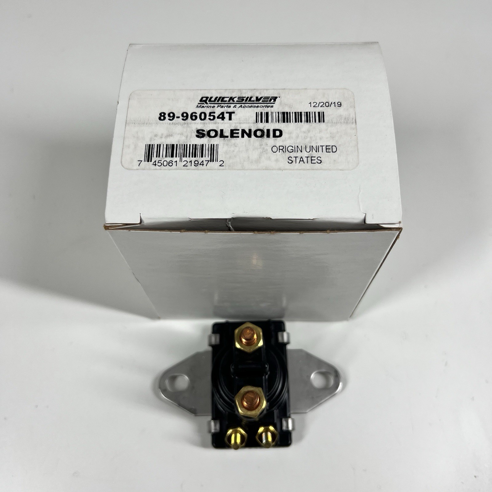 Mercury Marine Quicksilver 89-96054T OEM Solenoid Genuine 8M0123090 New In Box