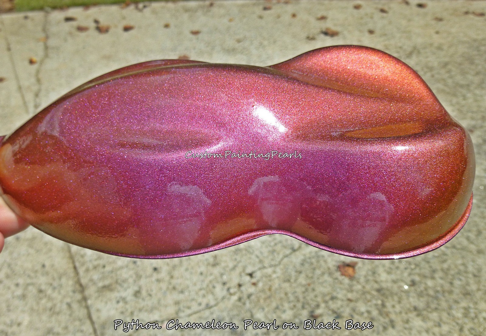 Python Color Shift Pearl Pigment Clear Black Auto Lacquer Matte Paint