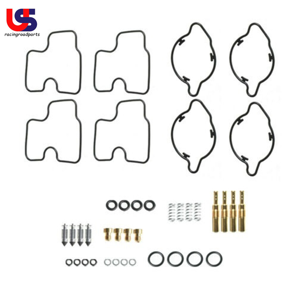 For Honda CBR900RR Fireblade 1992-1999 Carburetor Repair Rebuild Kit 4 Sets