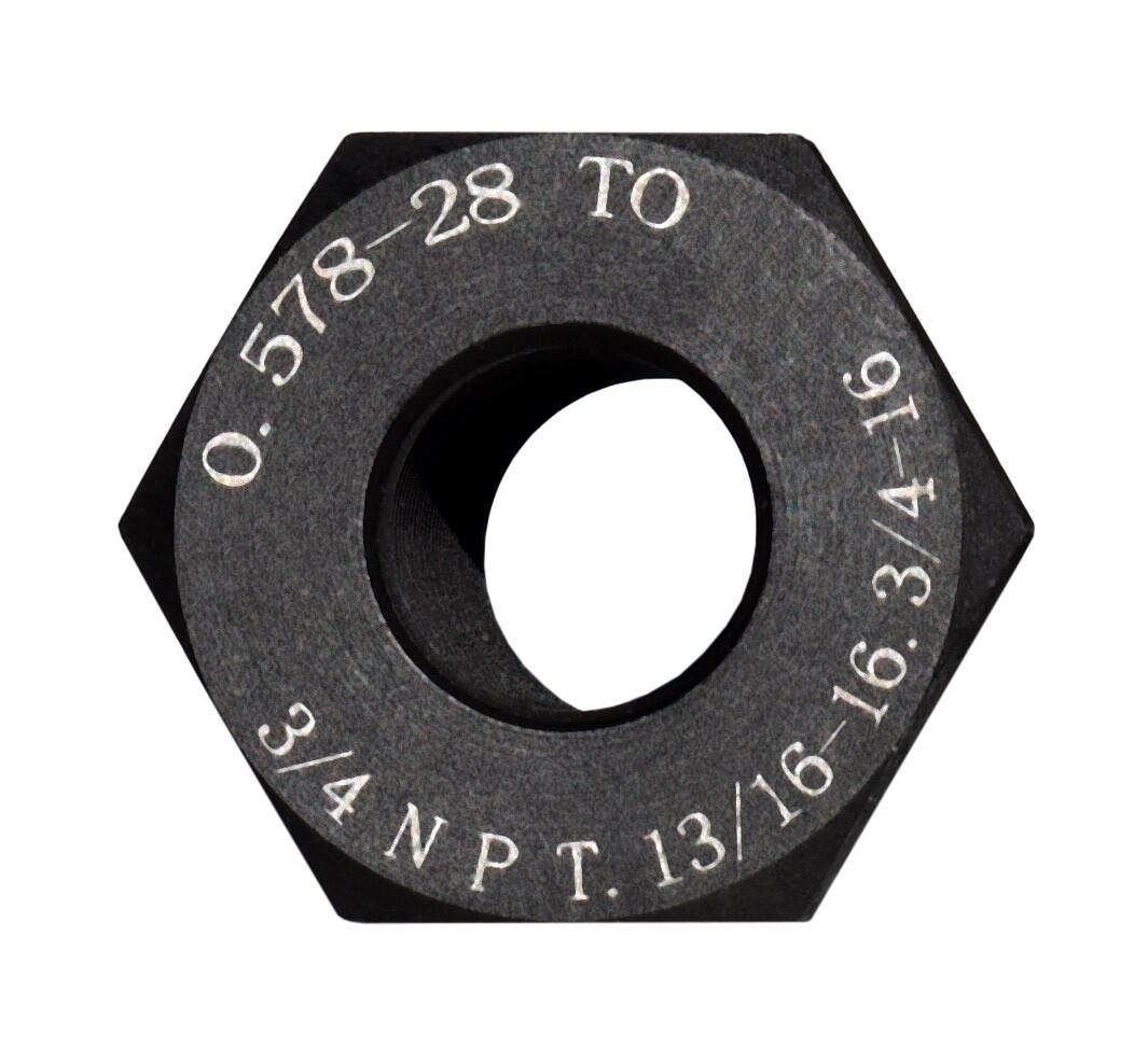 Steel Muzzle Thread Adapter Convert .578×28 to 3/4 NPT 13/16-16 3/4-16