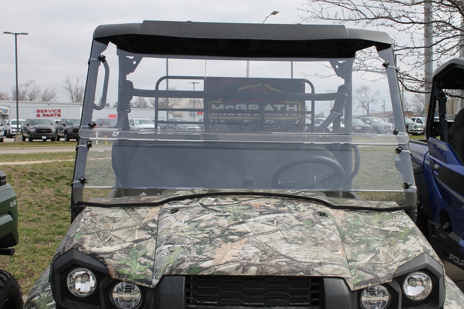 KAWASAKI MULE PRO MX 2019-2024 FULL WINDSHIELD, NOT FOR FX, FXT, FXR, DX, DXT