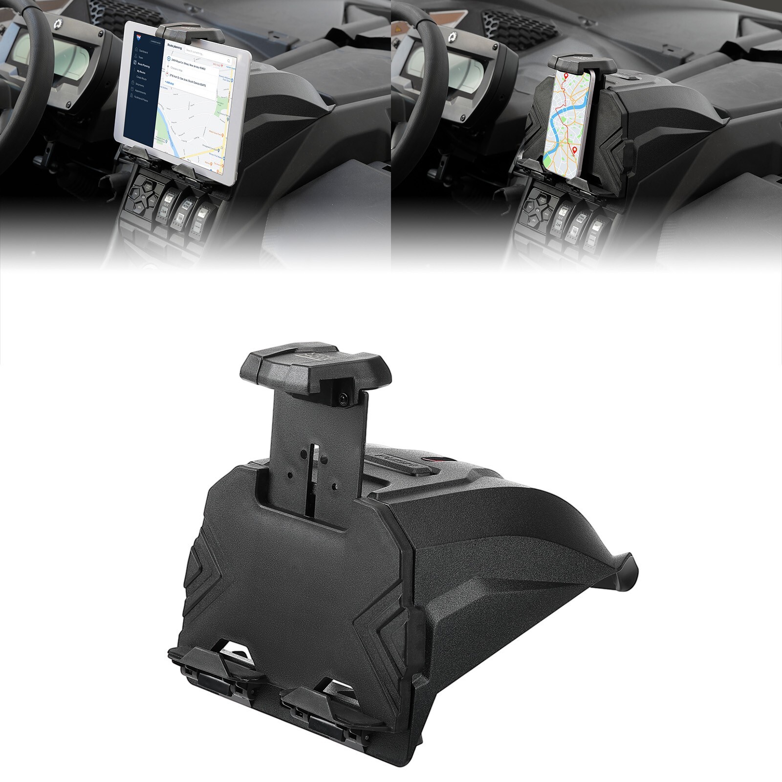 Update For Can Am Maverick X3 MAX 2017-2025 UTV Electronic Device Tablet Holder