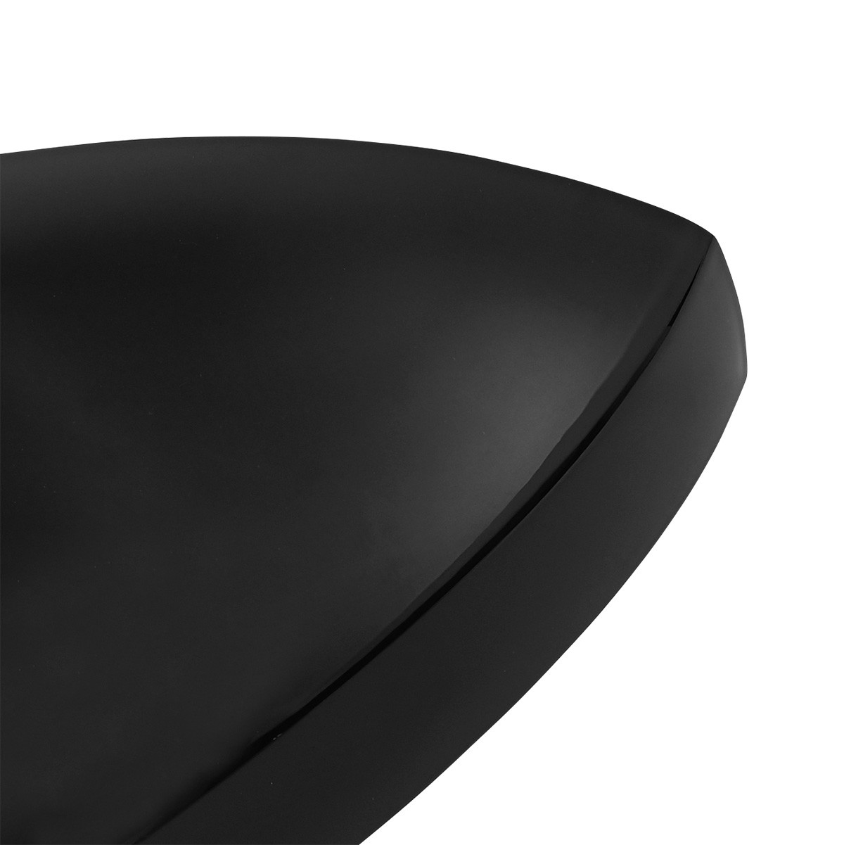 Side Mirror Cover Caps Left+Right Gloss Black For VW Jetta 2019-2025 W/O Signal