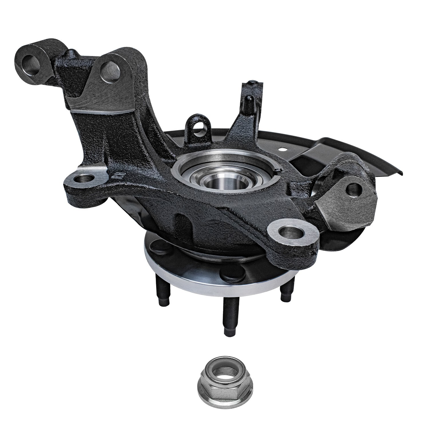 Front Steering Knuckles & Wheel Hub Bearings Assembly for 2007 – 2010 Ford Edge