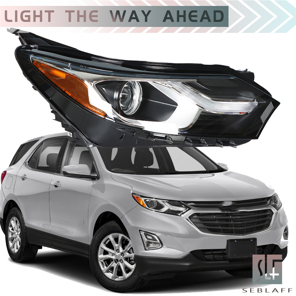 Factory For Chevy Equinox 2018-2020 Halogen LED DRL Headlight Headlamp Passenger