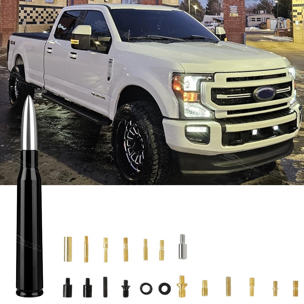 For Ford F250 F350 Super Duty 5.5″ Bee Sting Antenna AM/FM Radio Aerial Mast Kit
