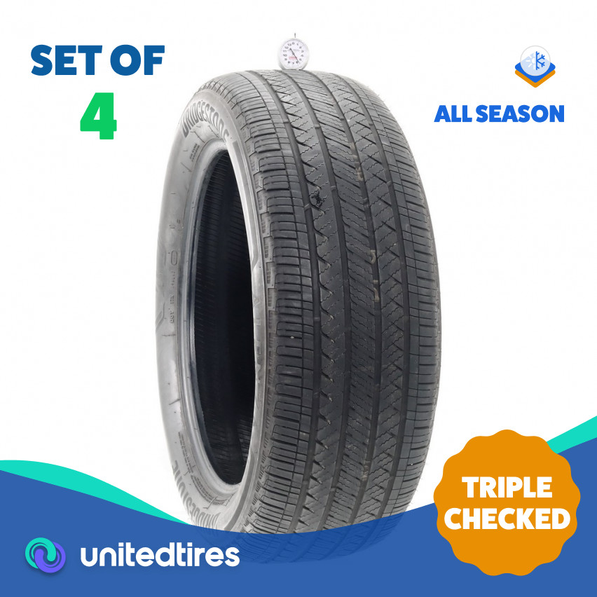 Set of (4) Used 255/50R20 Bridgestone Alenza Sport A/S 105H – 5.5-6/32