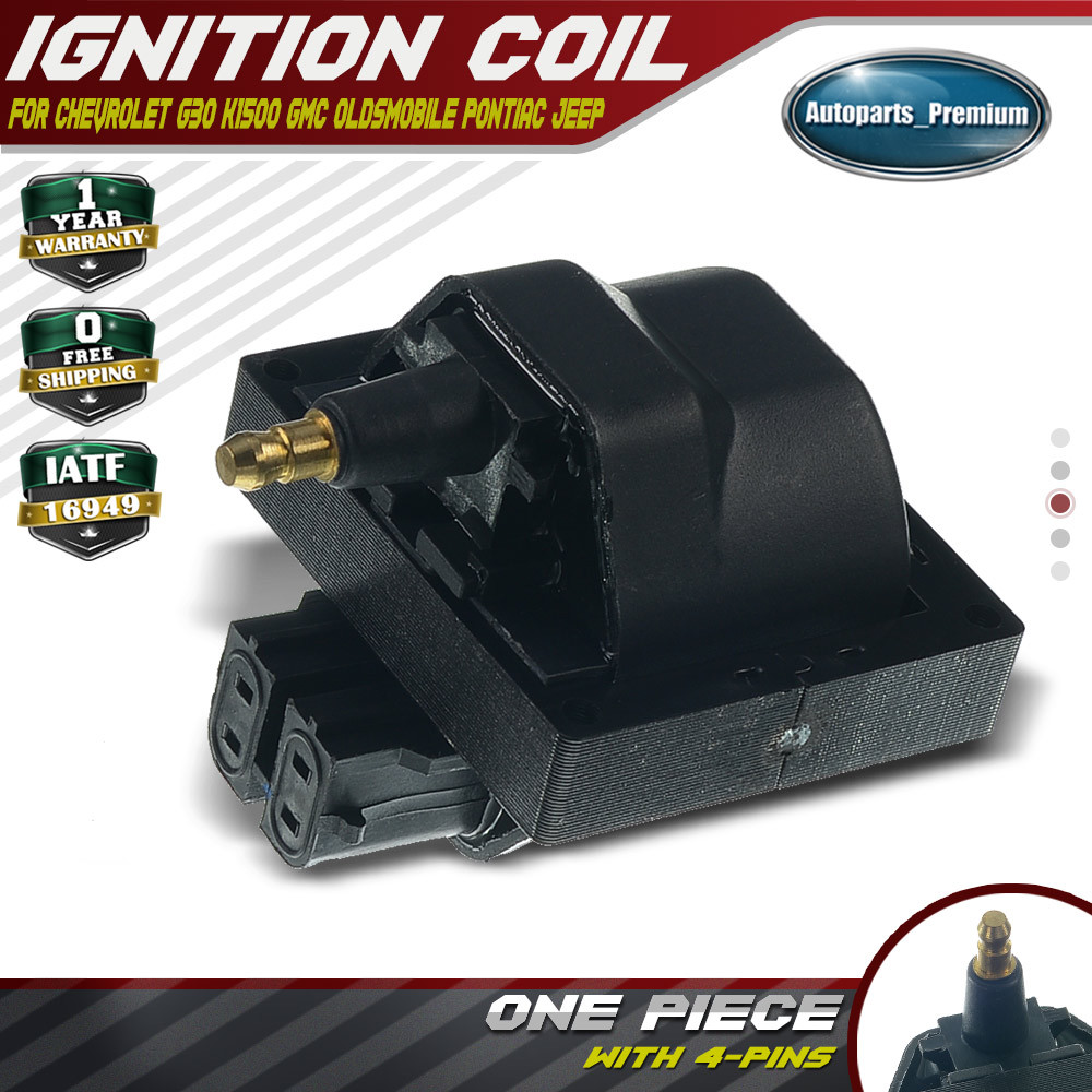 Ignition Coil Pack DR37 for Chevrolet GMC Cadillac Buick Jeep Oldsmobile 1115315