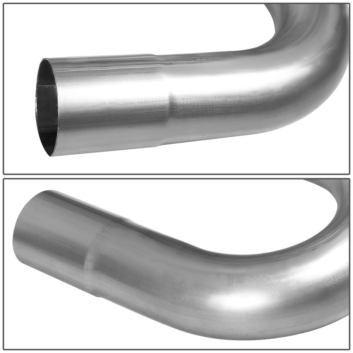 3″OD DIY Custom Exhaust Pipe Kit 16-Pieces Straight & 45 90 Degree & U-Bends