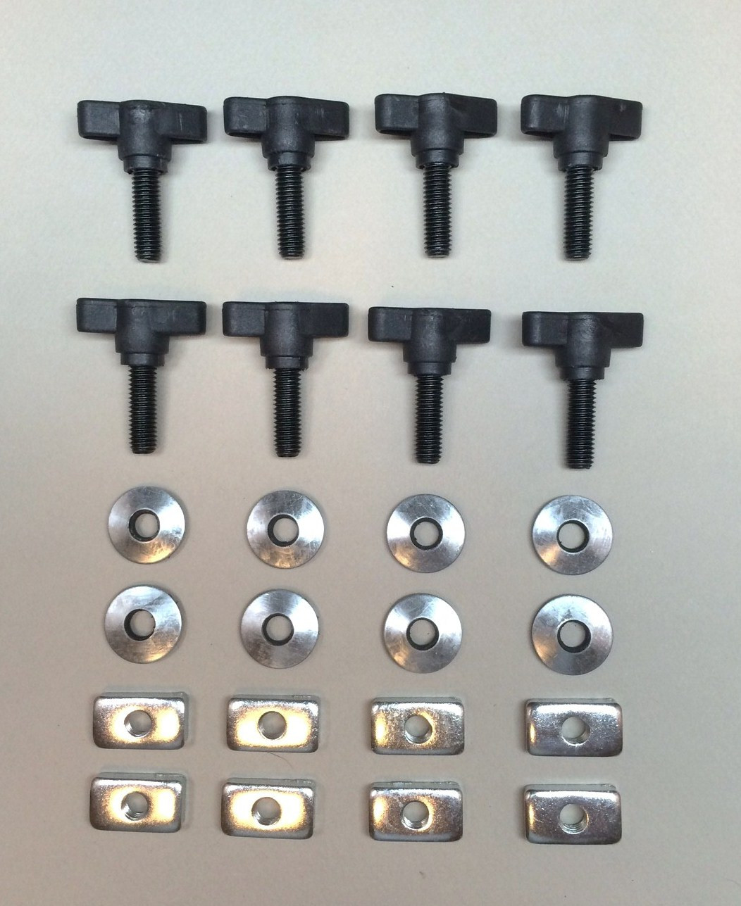 1987 to 1995 Jeep Wrangler Universal Easy On Off Hard Top Fasteners Nuts Bolts