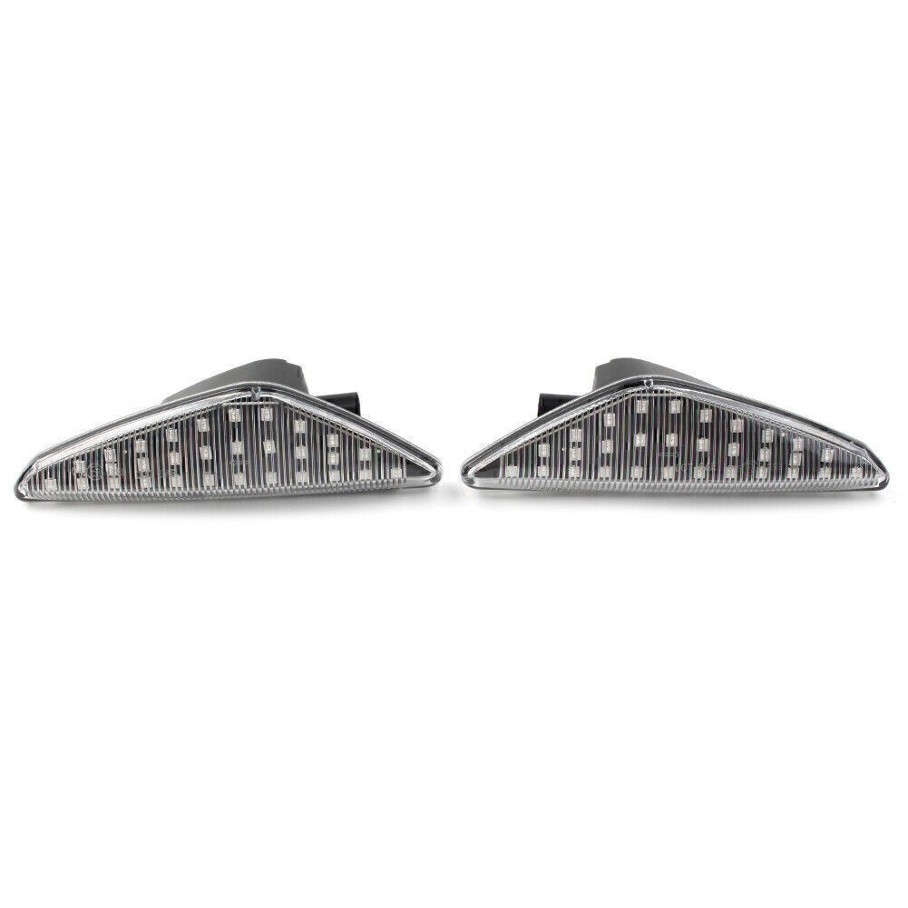 For BMW F25 E70 E71 X3 E72 X5 X6 Dynamic LED Side Marker Turn Signal Light Clear