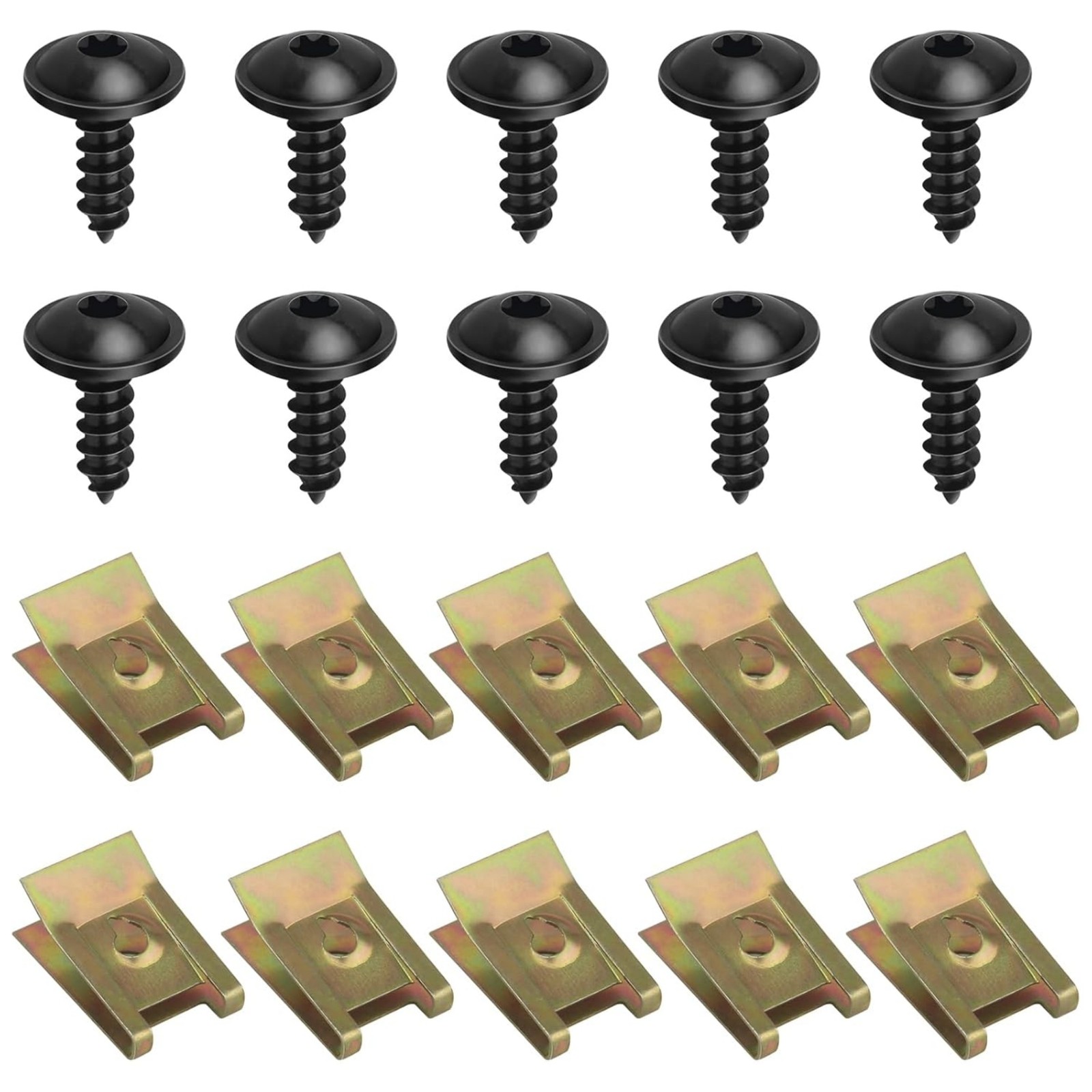 20Pcs Anti Loose Auto Hardware N90974701 Fit Audi VW All Body Panel Fasteners